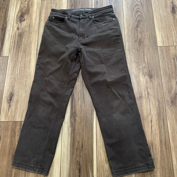 Duluth trading co Men's flex fire hose Brown pants size 32x30 - Picture 3 of 6